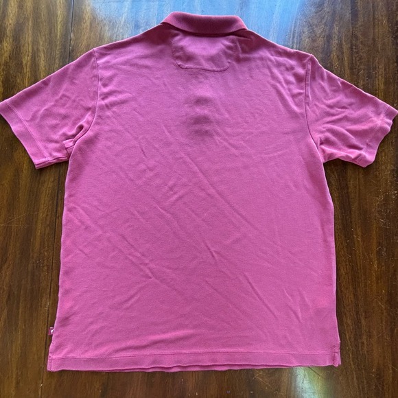 Tommy Bahama 3-Button Polo Shirt Men’s Size Large Light Maroon/Red - Picture 2 of 6